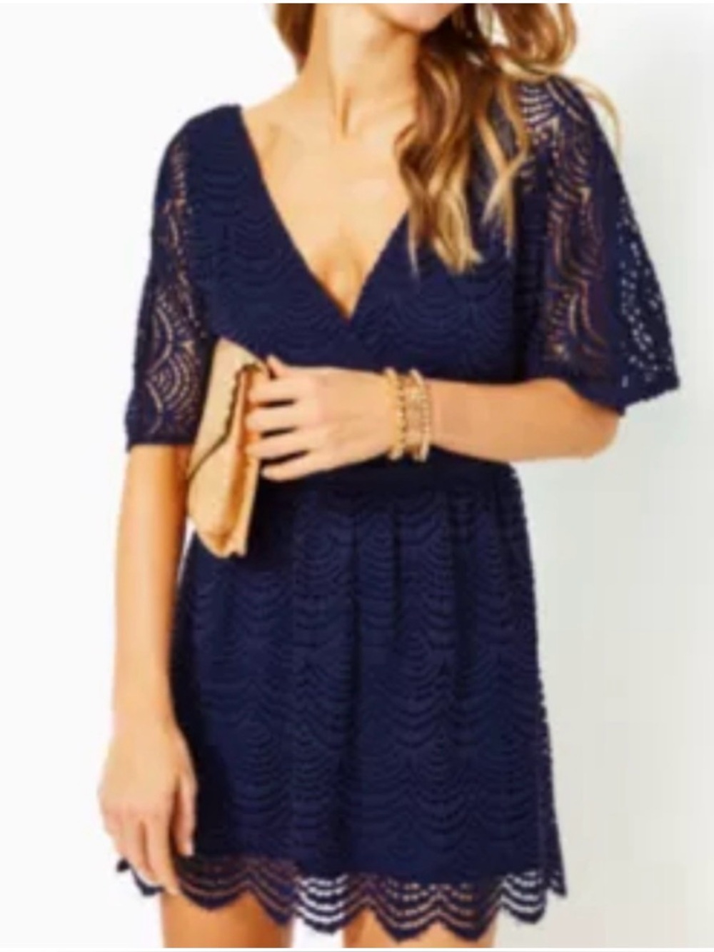Lilly Pulitzer Parigi romper in Navy sz Cl